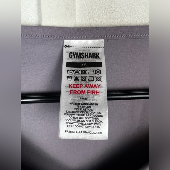 Gymshark Women's Crossover Long Sleeve Crop Top - Picture 2 of 3